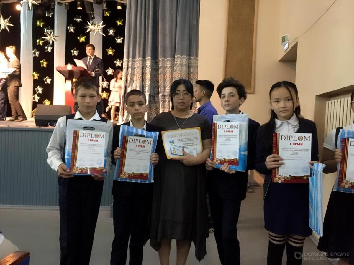 Ұлы Жеңістің 74 жылдығына арналған республикалық "Бабалар ерлігі - халқымның бірлігі" байқауында "ШЫҒАРМА" аталымы бойынша 1 орынға ие болды. 