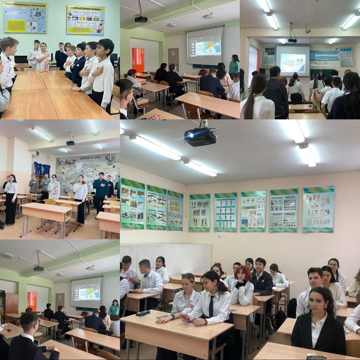 «Әр дауыс маңызды: Демократиялық қоғамдағы сайлаудың рөлі» тақырыбында сынып сағаттары / прошли Rлассныq час на тему: «Голос каждого важен: роль выборов в демократическом обществе»