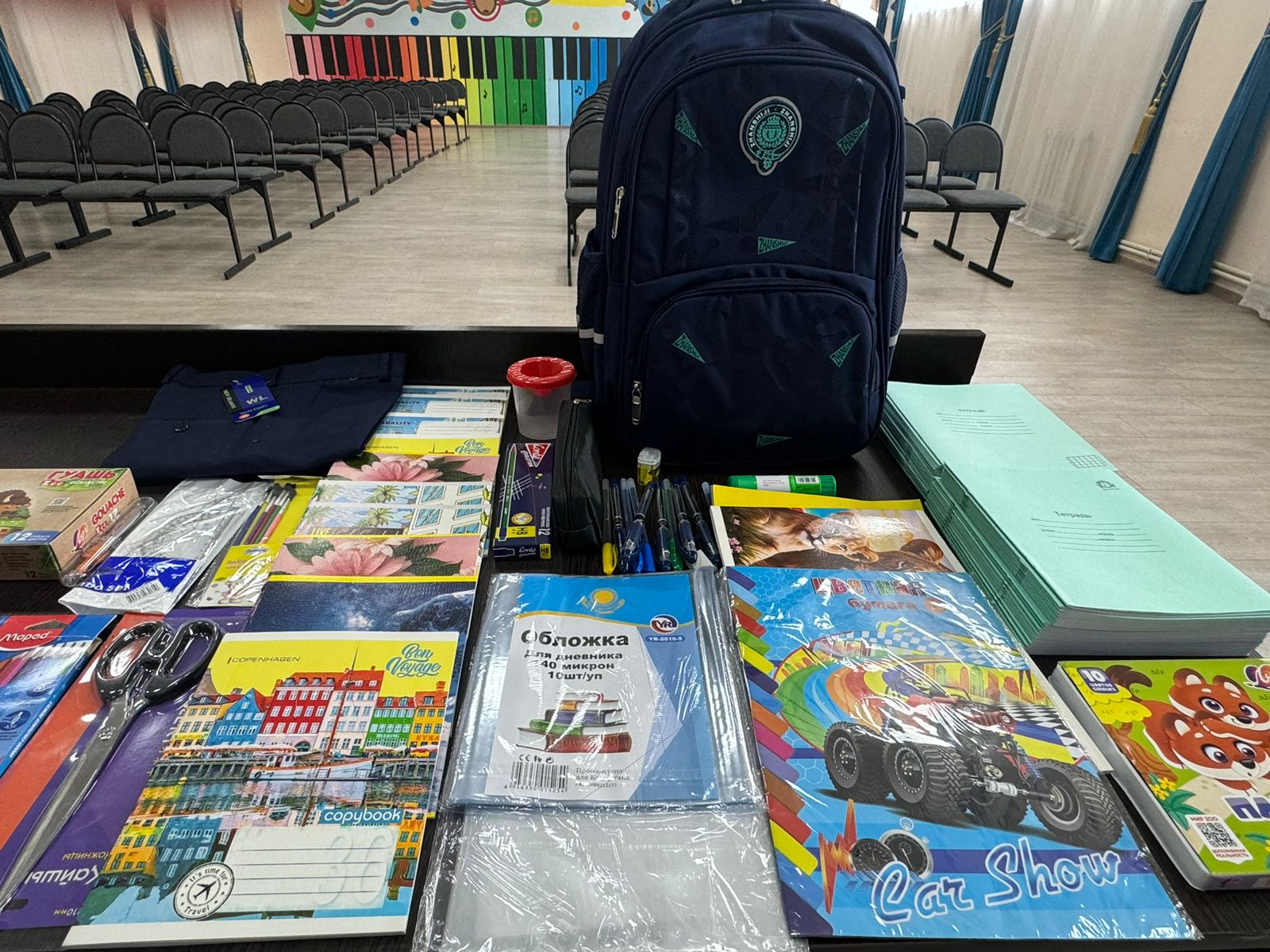 "Мектепке жол" акциясы / Акция "Дорога в школу"